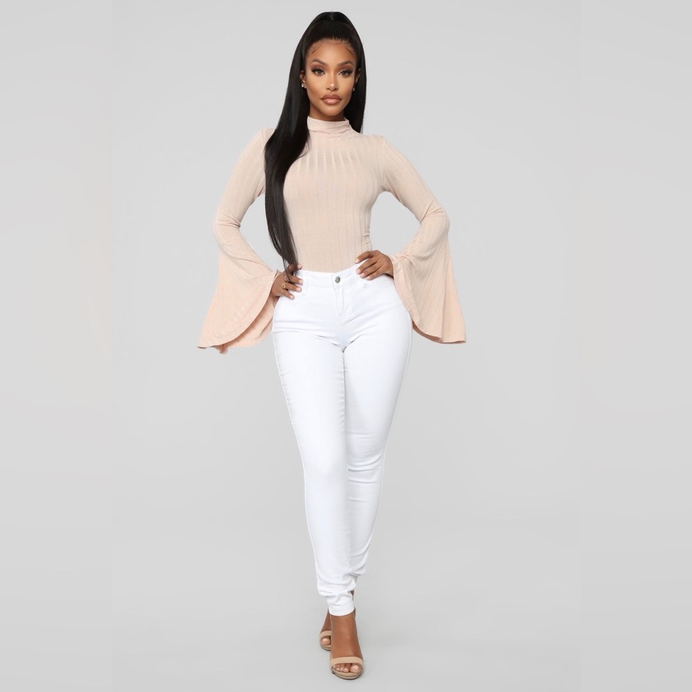 Fashion Nova Bell Sleeve Bodysuit